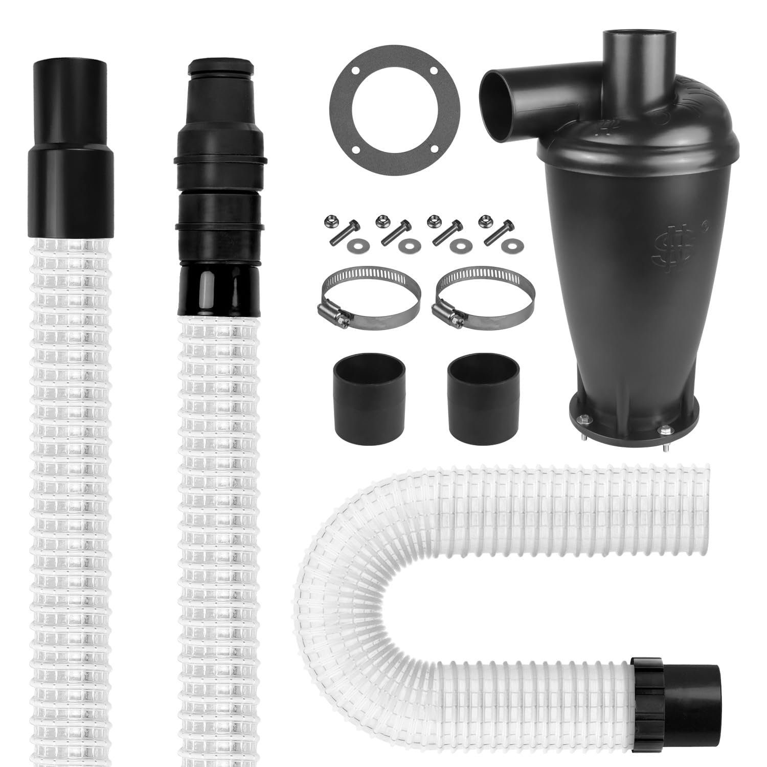 PRIMEBAG Zyklon-Vorabscheider-Set für Staubsauger 58mm kompatibel